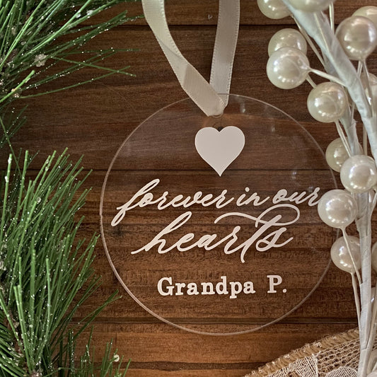 Forever Hearts Christmas Ornament