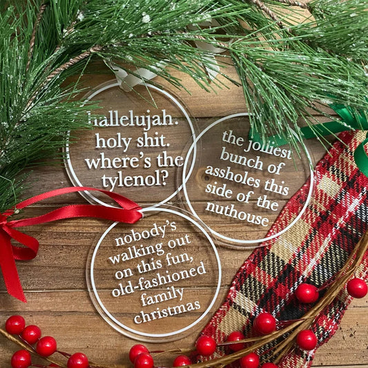 Christmas Vacation Movie Quotes Ornaments