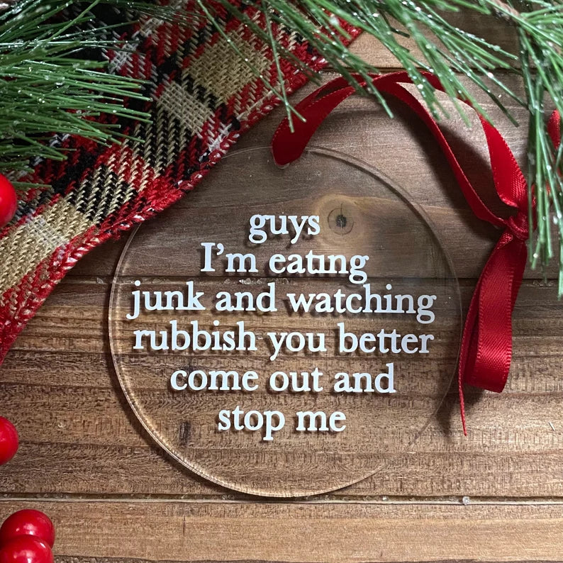 Home Alone Movie Quote Christmas Ornament